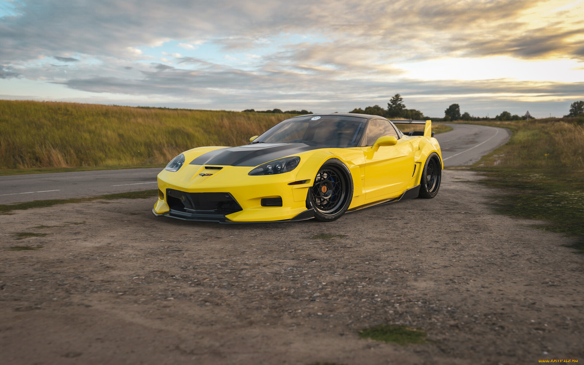 chervolet corvette c6, , 3, chevrolet, corvette, c6, widebody, tuning, car, , 